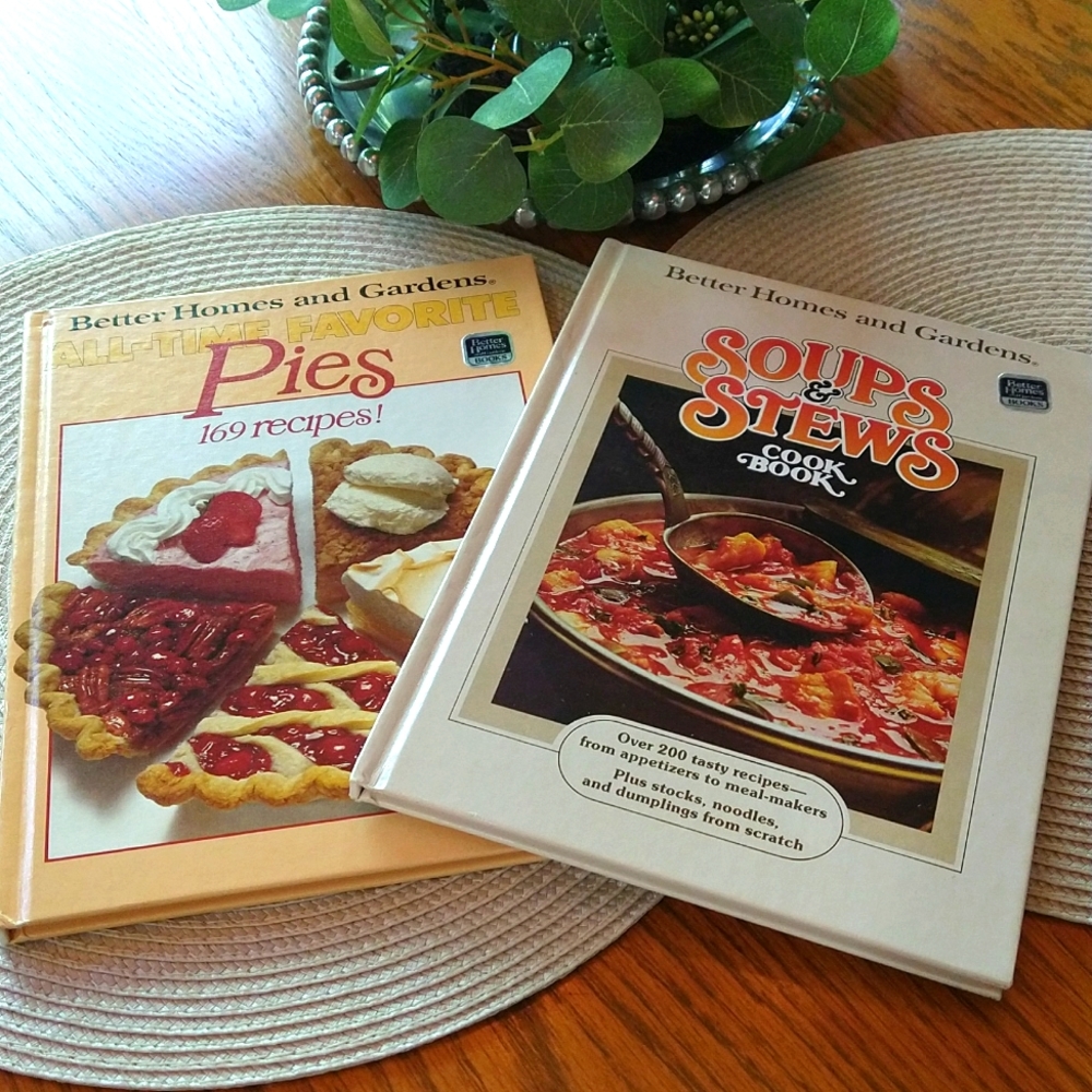 Vintage Better Homes & Gardens Cookbooks Set of 2